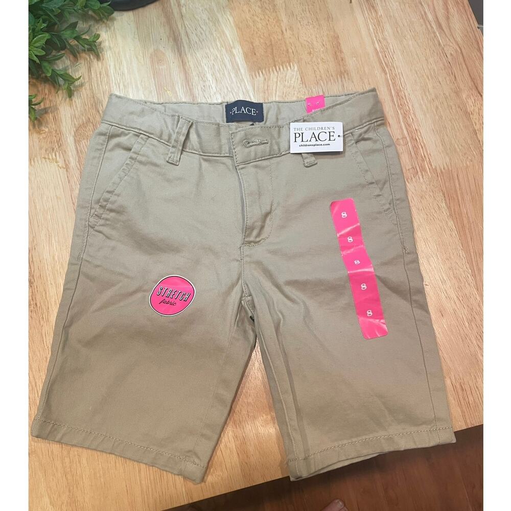 Children's Place, New Khaki size 8 Shorts. Perfect for Uniforms or Church. A48